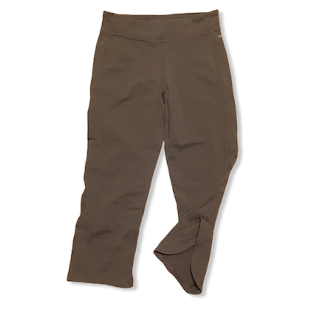 Athleta Brown Yoga Legging Capris Workout